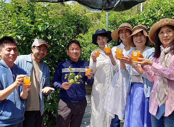 フルーツひろしま8月号,八朔の花の香り狩り,モニターツアー開催